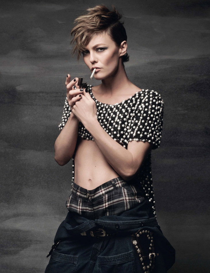 Vanessa Paradis w obiektywie Karla Lagerfelda dla ELLE France