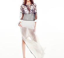 Ewa Wladymiruk w sesji ELLE & Project Runway