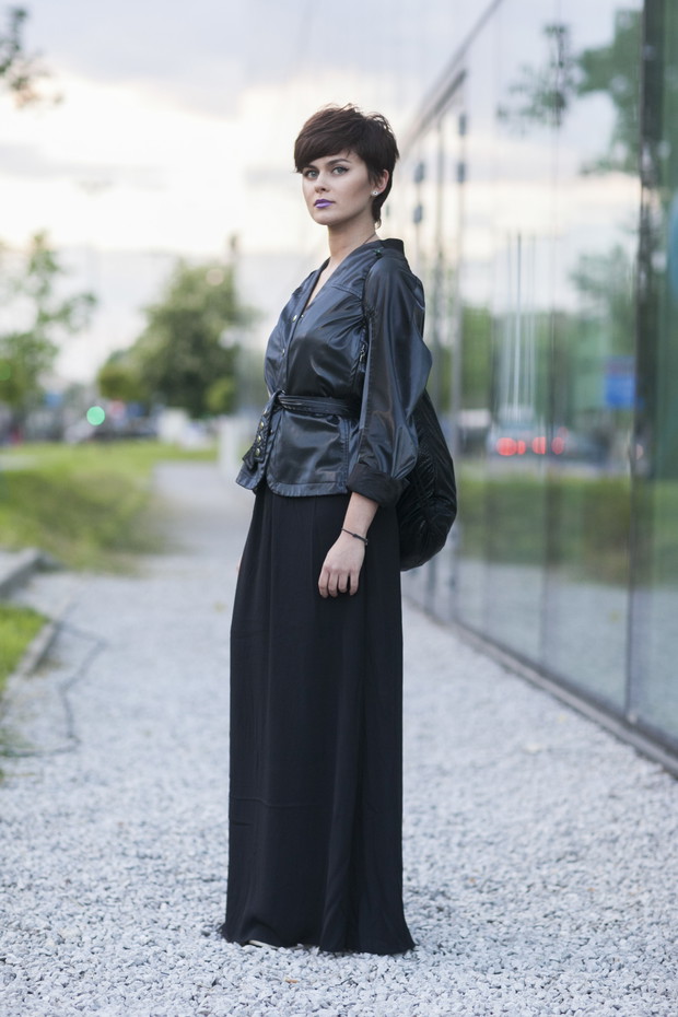 Street fashion na Fashion Week Poland jesień-zima 2014/2014, fot. Szymon Brzóska/ www.stylestalker