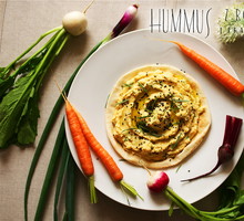 Przepisy na hummus, pesto i pastę rzodkiewkowo-szczypiorkową