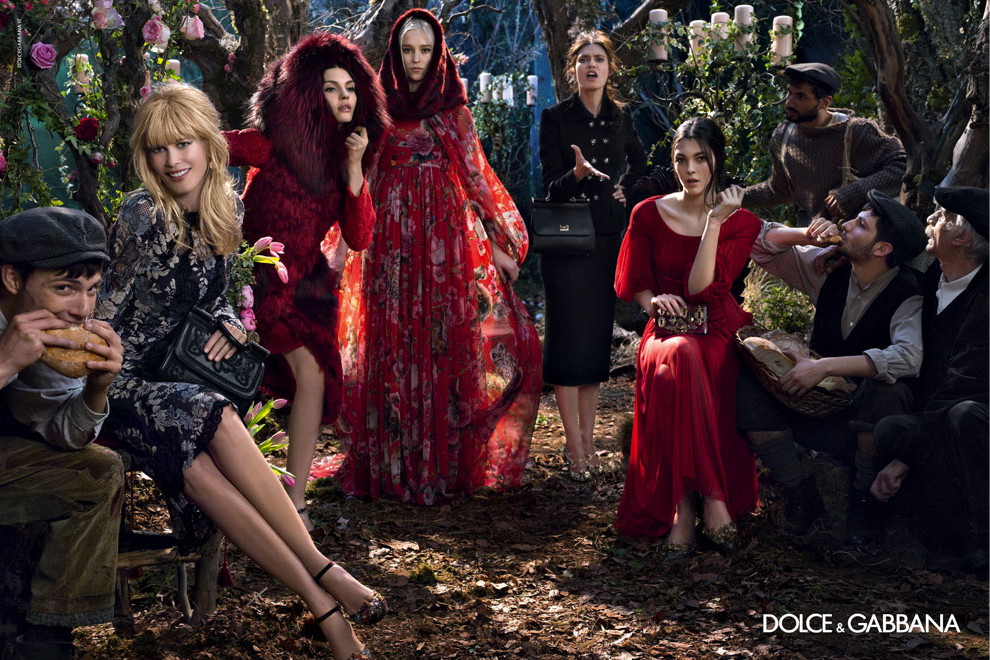 Dolce & Gabbana jesień-zima 2014/2015 - Claudia Schiffer w kampanii!!!