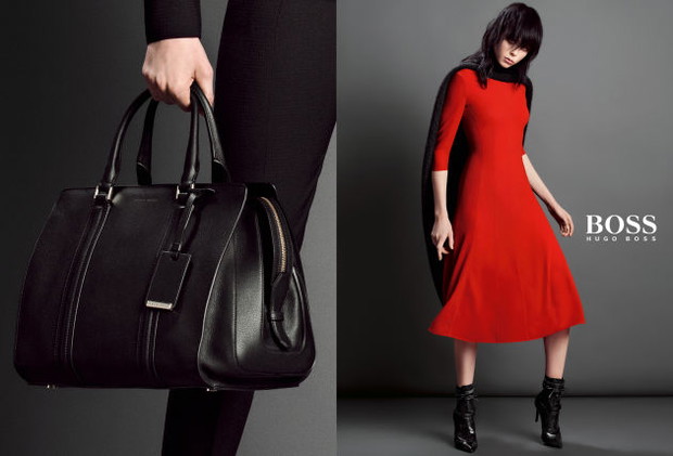 Edie Campbell i Scott Eastwood w kampanii Hugo Boss