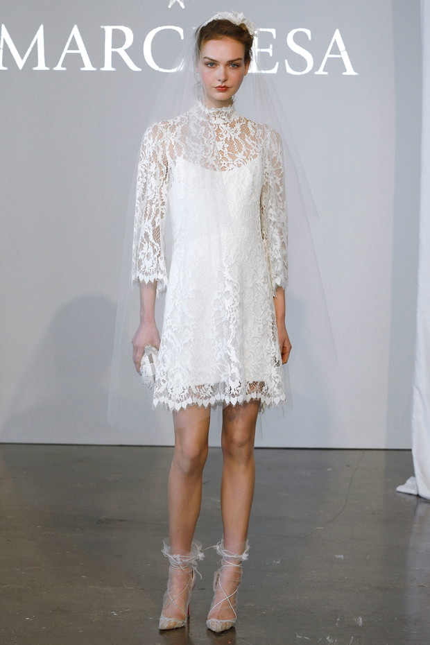 Suknie ślubne 2015: Marchesa wiosna 2015
