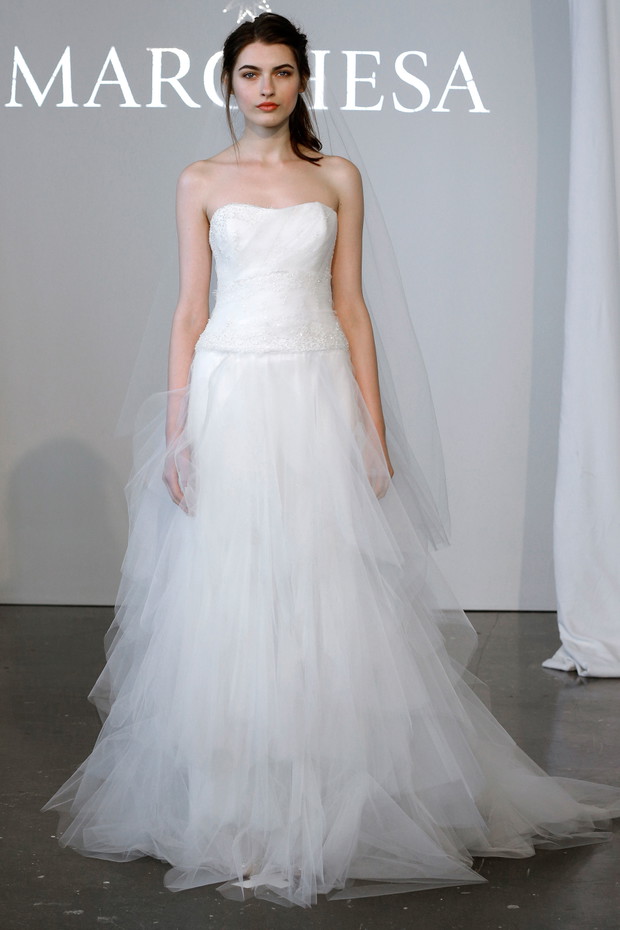 Suknie ślubne 2015: Marchesa wiosna 2015