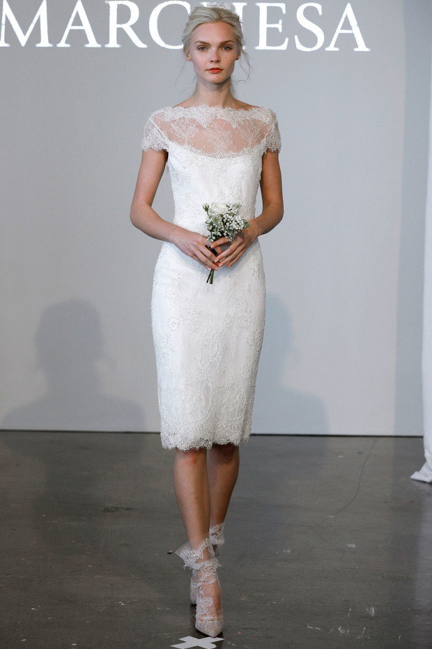 Suknie ślubne 2015: Marchesa wiosna 2015