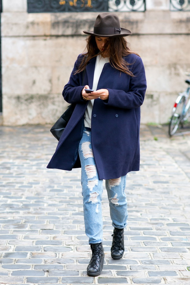 Street fashion: Paris Fashion Week Haute Couture jesień-zima 2014/2015