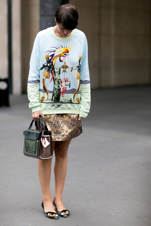Street fashion: Paris Fashion Week Haute Couture jesień-zima 2014/2015