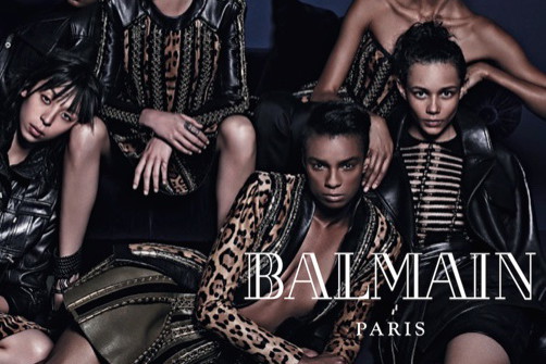 Cara Delevingne i Jourdan Dunn w kampanii Balmain jesień zima 2014/15