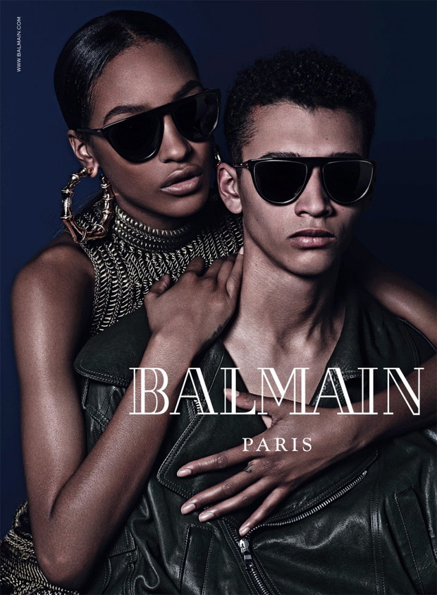 Cara Delevingne i Jourdan Dunn w kampanii Balmain jesień zima 2014/15