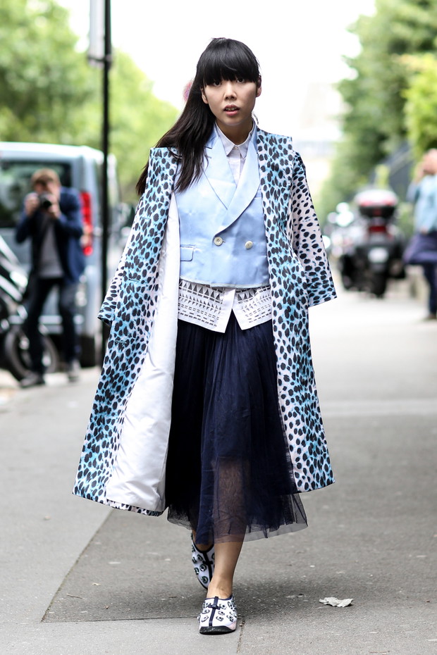 Street fashion: Paris Fashion Week Haute Couture jesień-zima 2014/2015