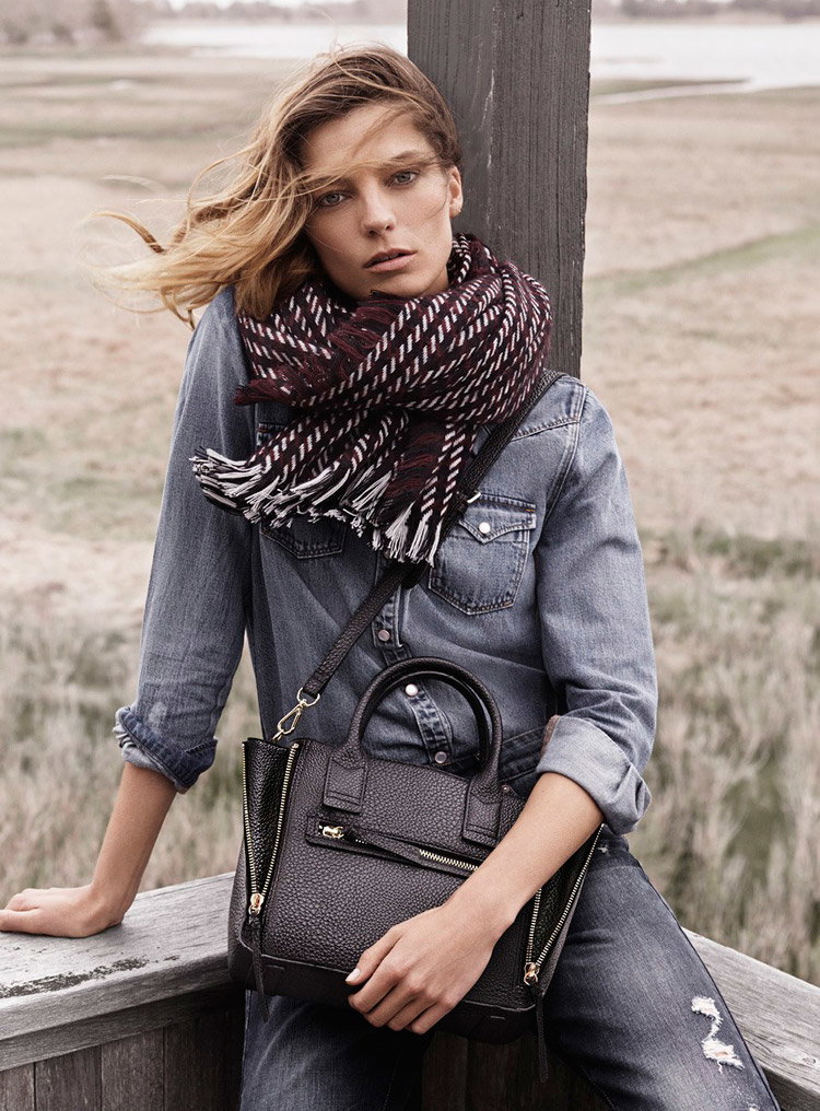 Daria Werbowy ponownie w kampanii Mango jesień-zima 2014/2015