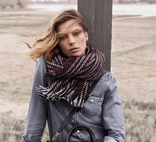 Daria Werbowy ponownie w kampanii Mango jesień-zima 2014/2015