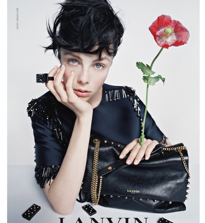 Edie Campbell w kampanii Lanvin jesień-zima 2014-2015