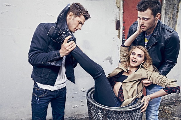 Cara Delevingne w kampanii Pepe Jeans jesień-zima 2014/2015