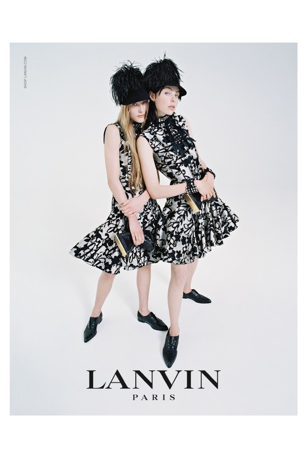 Edie Campbell w kampanii Lanvin jesień-zima 2014-2015