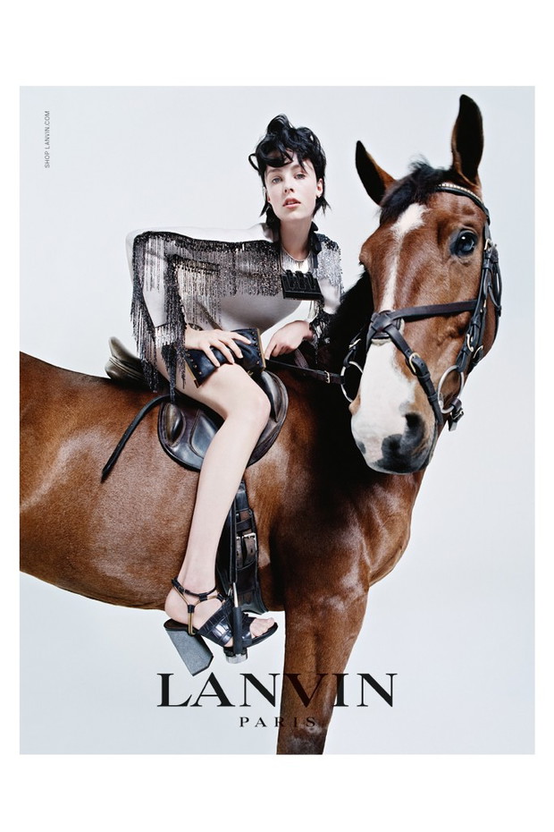 Edie Campbell w kampanii Lanvin jesień-zima 2014-2015