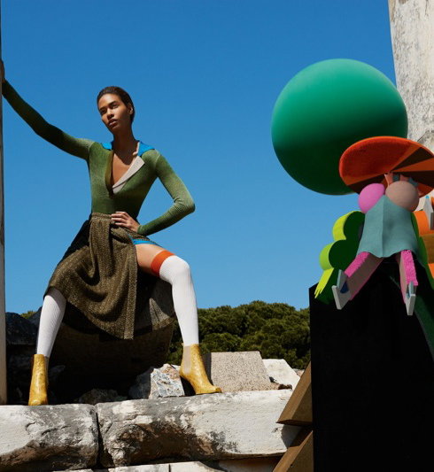 Joan Smalls w kampanii Missoni jesień-zima 2014/2015