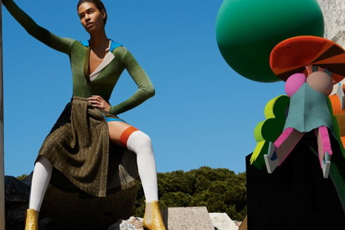 Joan Smalls w kampanii Missoni jesień-zima 2014/2015
