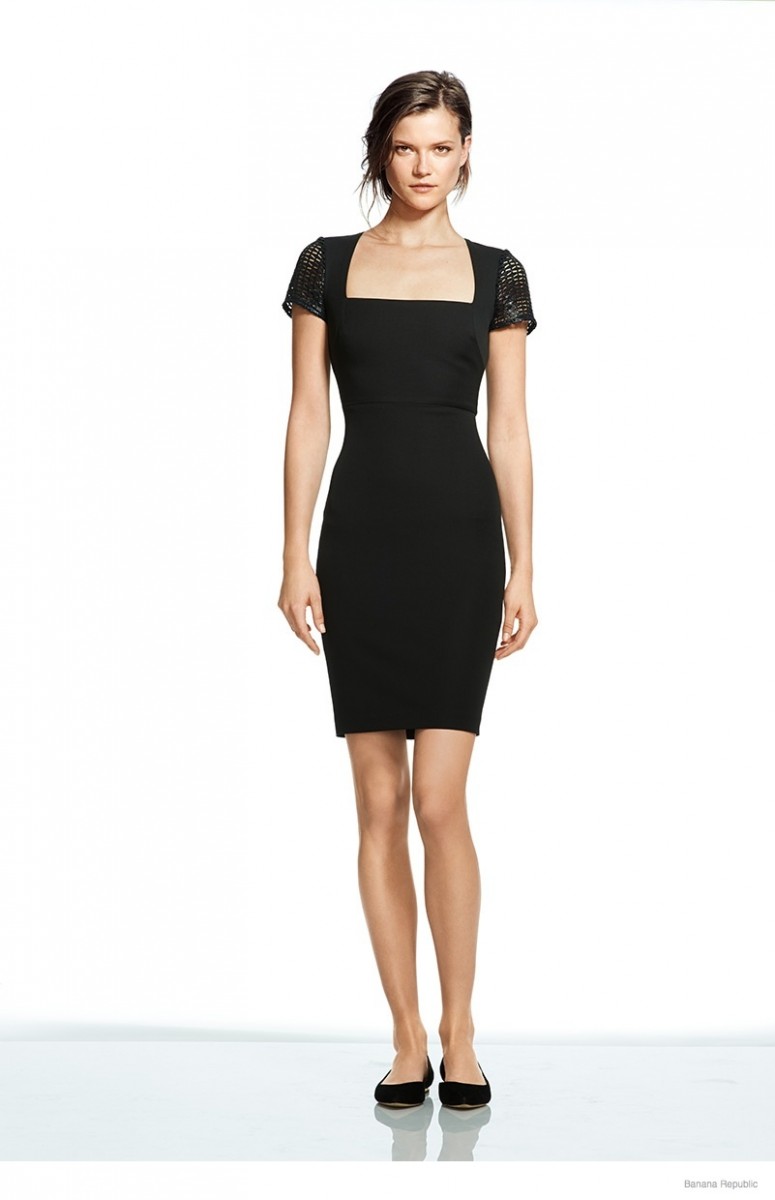 Kasia Struss w lookbooku Roland Mouret x Banana Republic