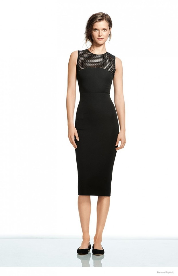 Kasia Struss w lookbooku Roland Mouret x Banana Republic