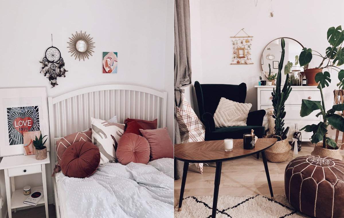 Mieszkanie w stylu boho