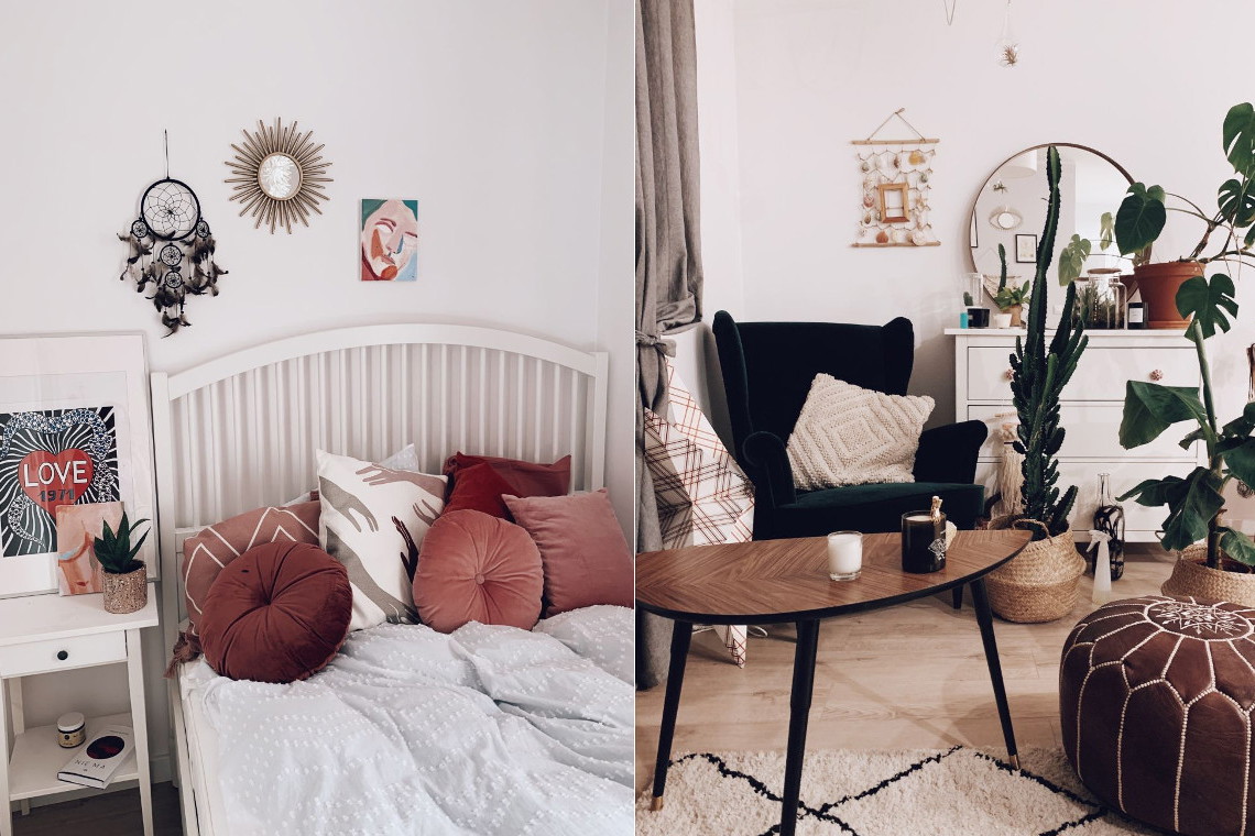 Mieszkanie w stylu boho