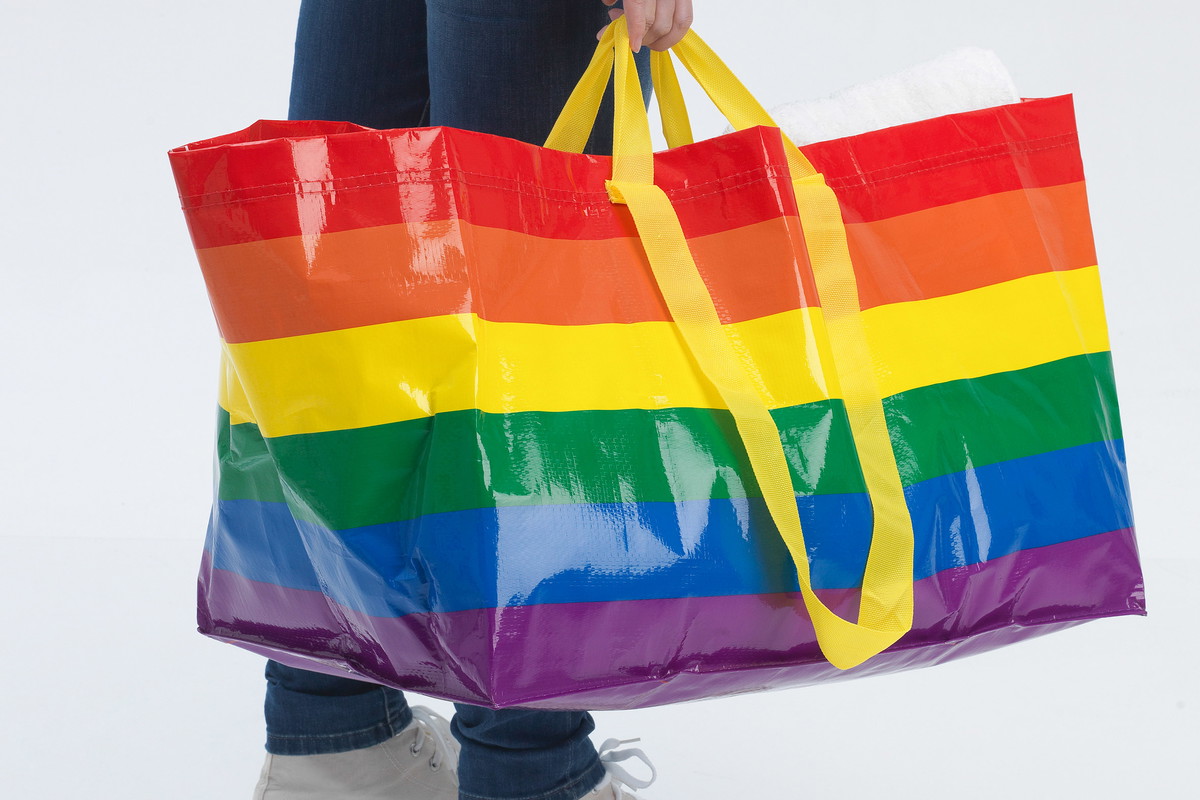 Tęczowa torba w IKEA US