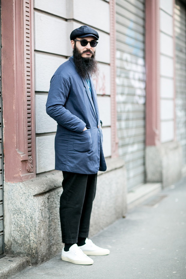 Białe buty - street fashion