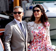 George Clooney i Amal Alamuddin już po ślubie