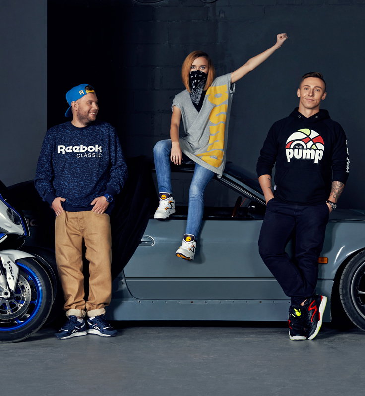 Iza Lach, JIMEK, Onar i Zeus dla Reebok Classic