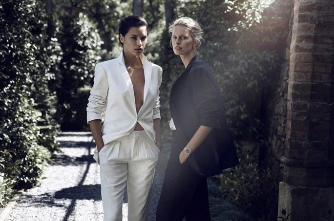 Adriana Lima i Karolina Kurkova w kampanii zegarków IWC