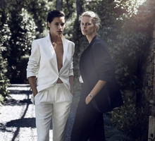 Adriana Lima i Karolina Kurkova w kampanii zegarków IWC