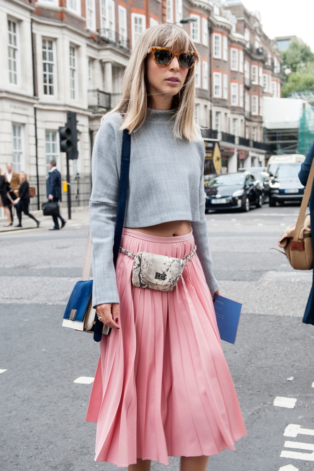 Street fashion: London Fashion Week wiosna-lato 2015
