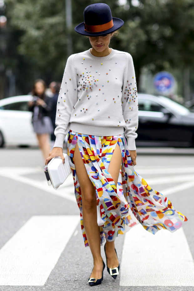 Street fashion: Milan Fashion Week wiosna-lato 2015