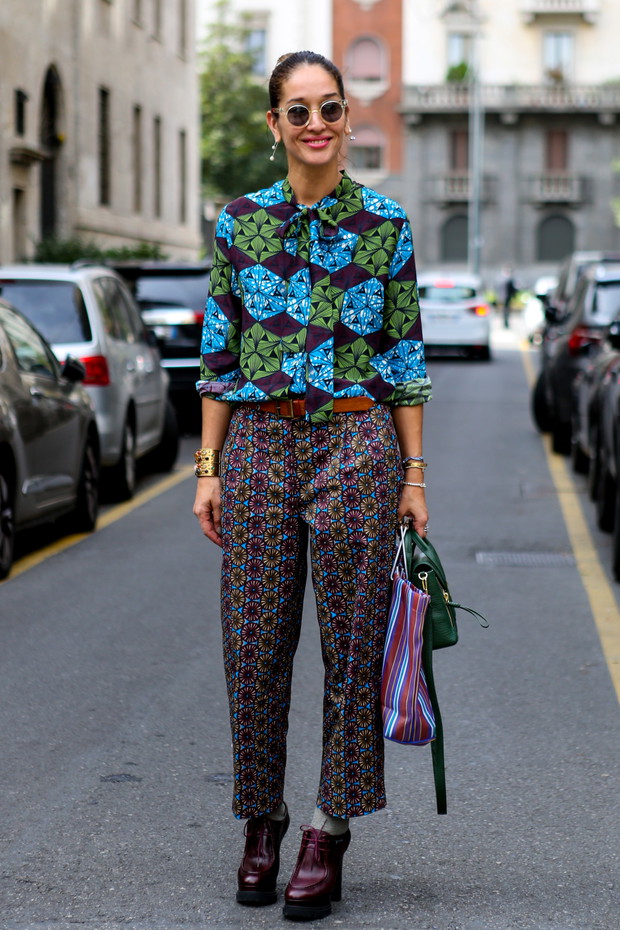 Street fashion: Milan Fashion Week wiosna-lato 2015