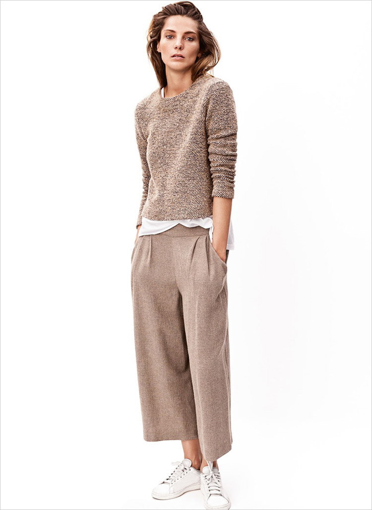 Daria Werbowy w zimowym lookbooku Mango