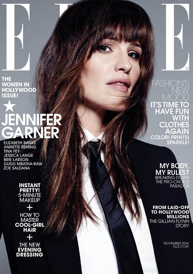 Jennifer Garner, Jessica Lange i Zoe Saldana w listopadowym ELLE US