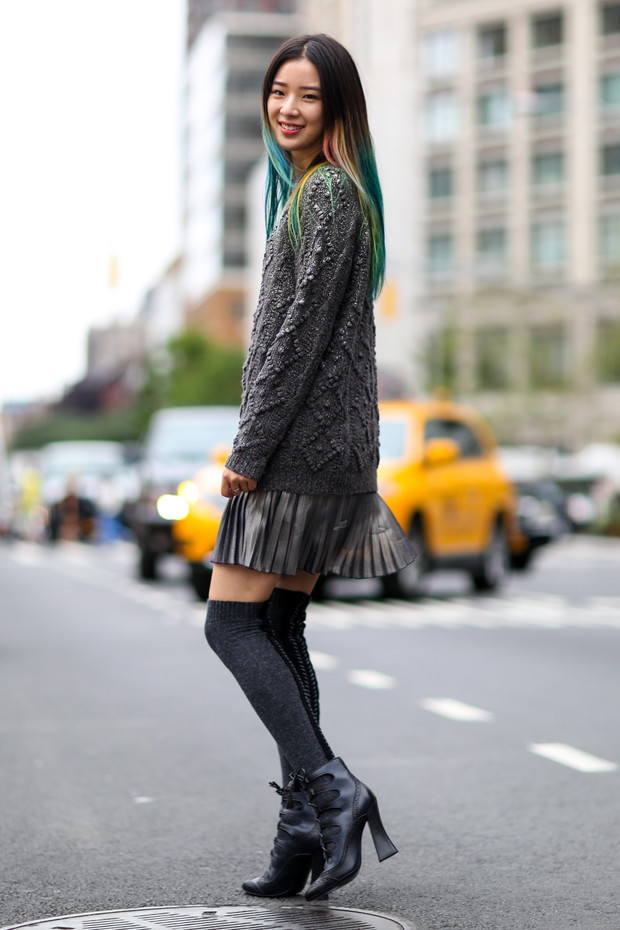 Street fashion: swetry na jesień