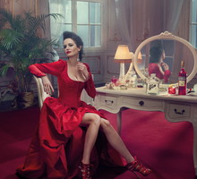 Eva Green w kalendarzu Camparii 2015