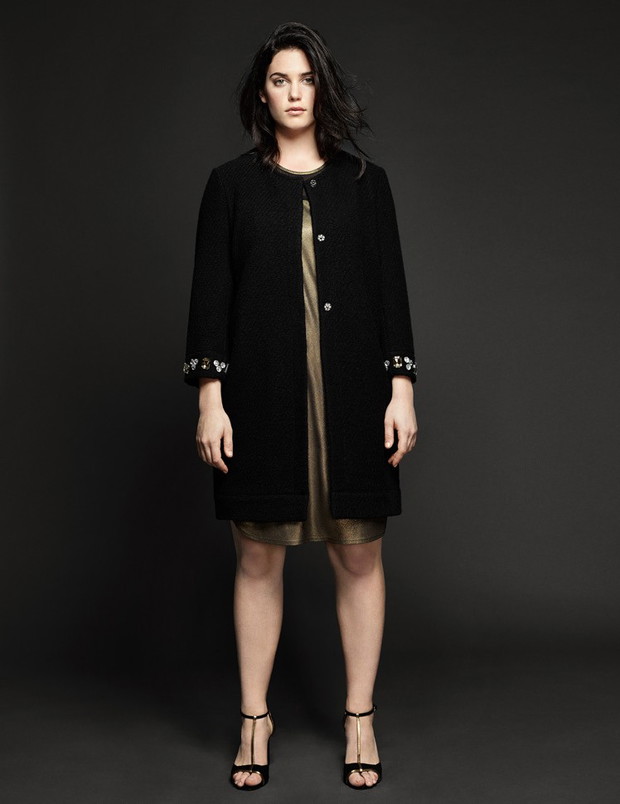 Świąteczny lookbook plus size Mango