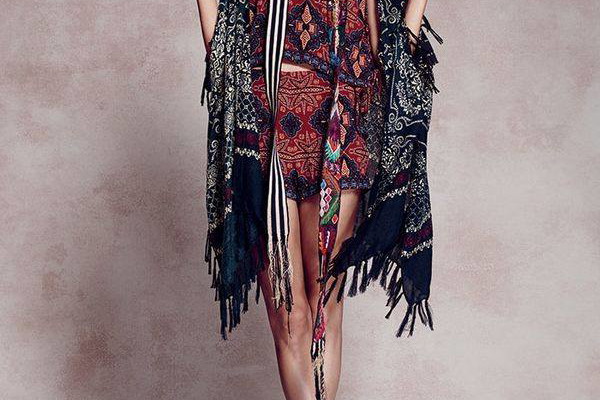 Anja Rubik w lookbooku Free People Resort 2015