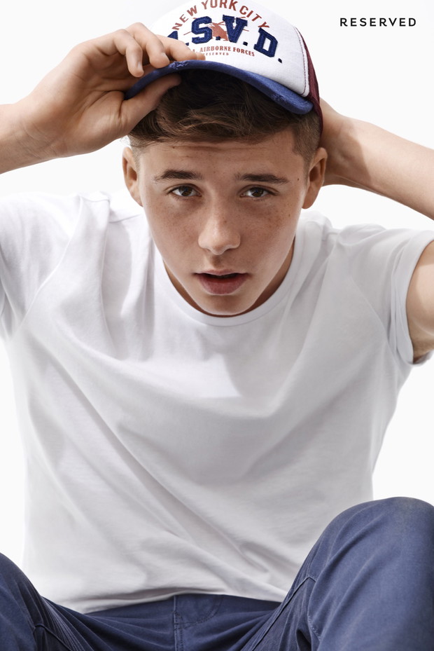 Brooklyn Beckham w kampanii Reserved YFL wiosna-lato 2015