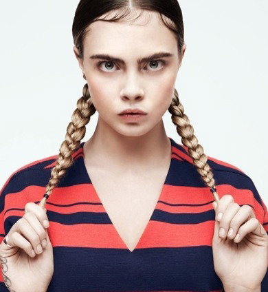 Cara Delevingne w kampanii DKNY wiosna-lato 2015