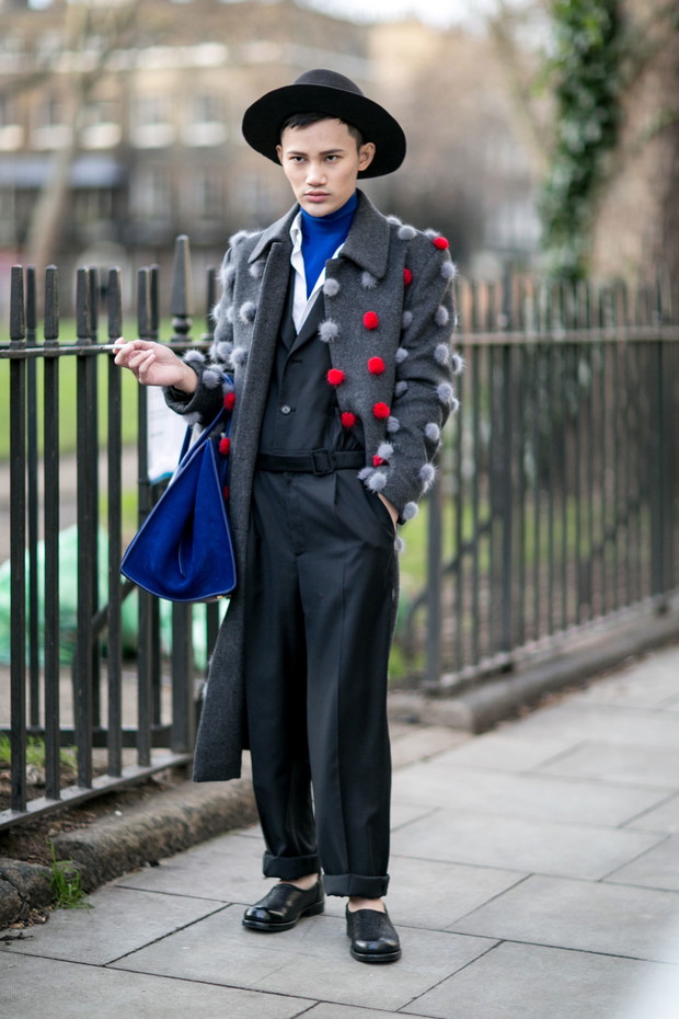 Street fashion: tydzień mody męskiej w Londynie jesień-zima 2015/2016