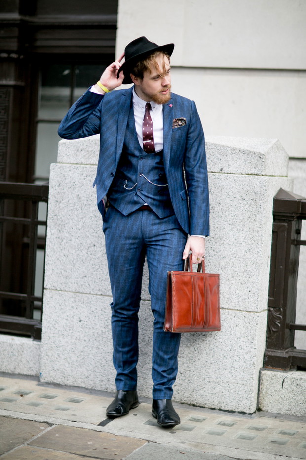 Street fashion: tydzień mody męskiej w Londynie jesień-zima 2015/2016