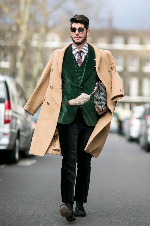 Street fashion: tydzień mody męskiej w Londynie jesień-zima 2015/2016