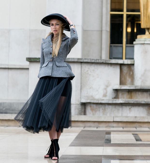 Street fashion: Paris Fashion Week Haute Couture wiosna-lato 2015