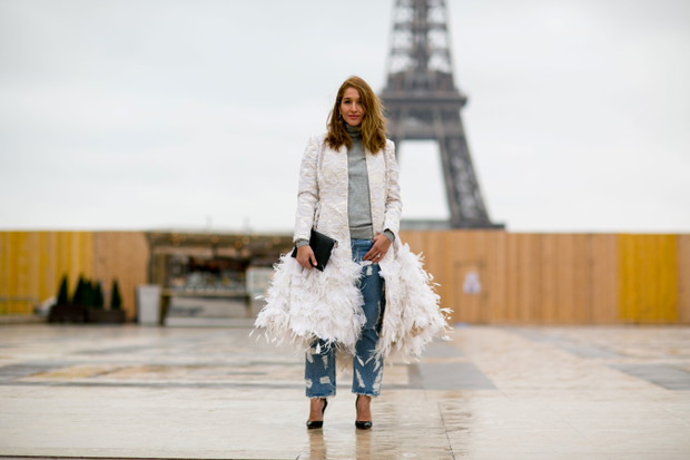 Street fashion: Paris Fashion Week Haute Couture wiosna-lato 2015