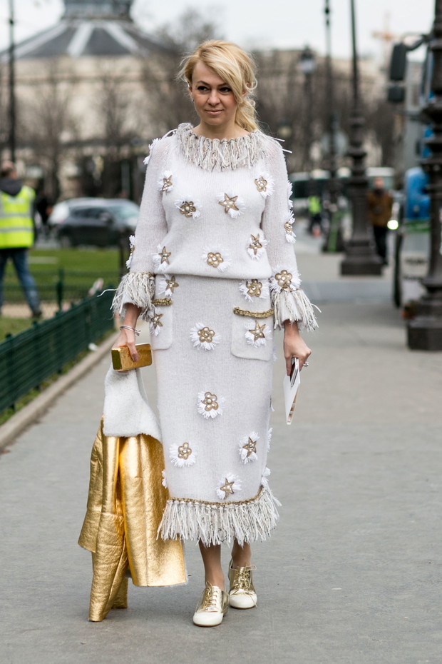 Street fashion: Paris Fashion Week Haute Couture wiosna-lato 2015