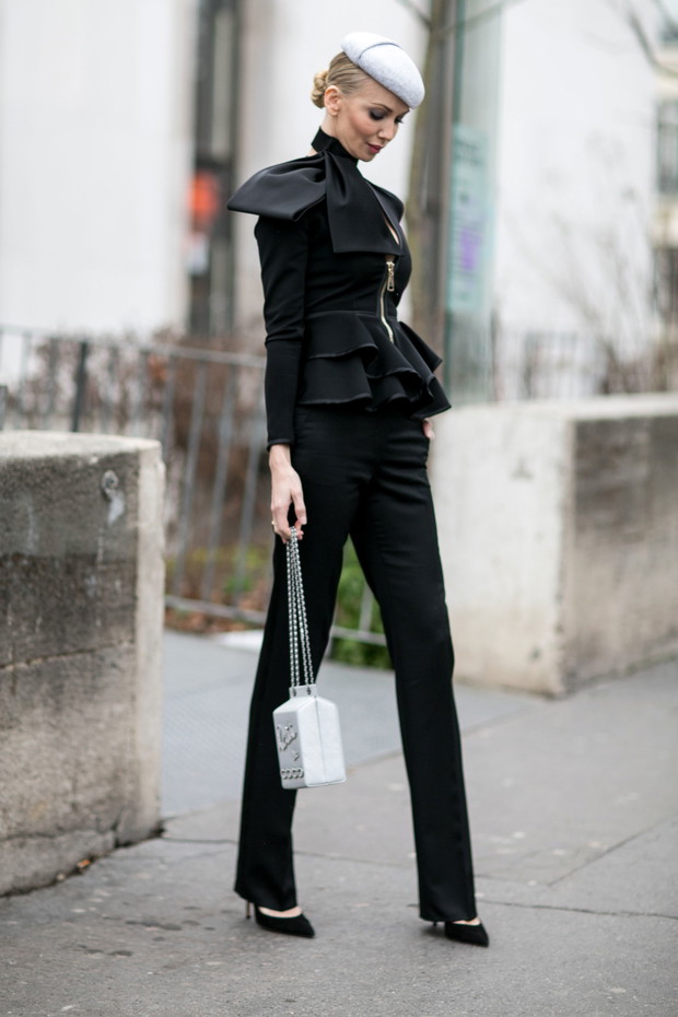 Street fashion: Paris Fashion Week Haute Couture wiosna-lato 2015